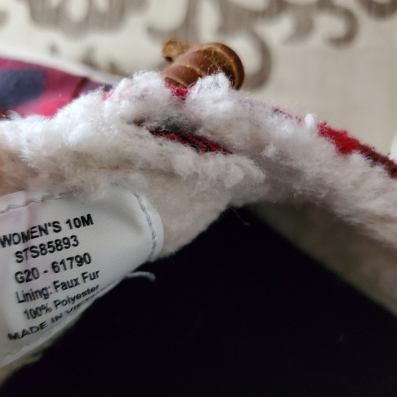 Sperry Holiday Plaid Shoes Size 10 - Picture 4 of 6